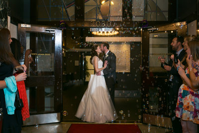 Dallas Wedding Photograph of Groom and Bride Kissing