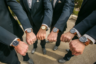 Dallas Wedding Photograph of Grooms Watches 