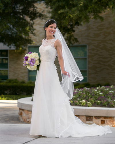 Traditional Wedding Photography Fort Worth TCU Campus
