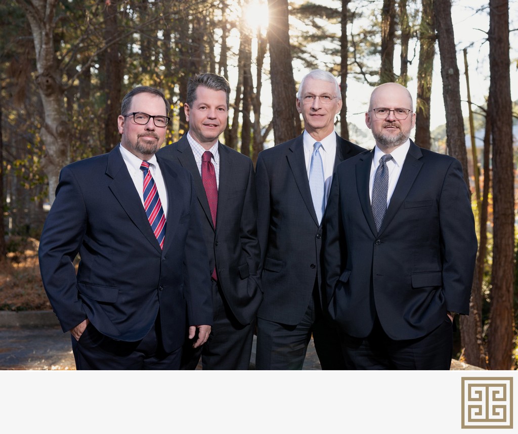 Atlanta Business Team Photo of Accounting Firm Partners