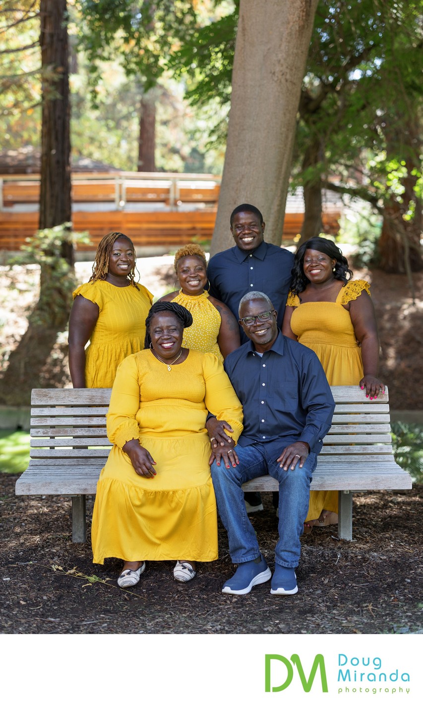 UC Davis Arboretum Family Photo