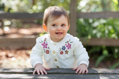 Jensen Botanical Garden Baby Photography