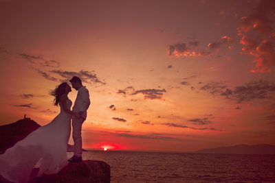 Sea side sunset wedding, sahil dugunu