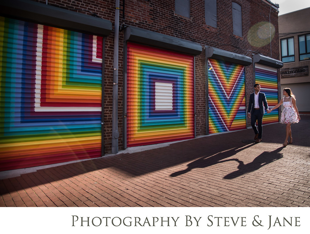 Blagden Alley Engagement Session