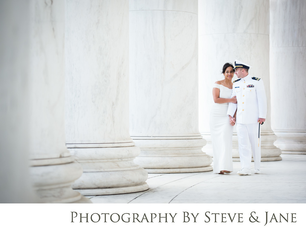 Classic Jefferson Memorial Wedding And Elopement