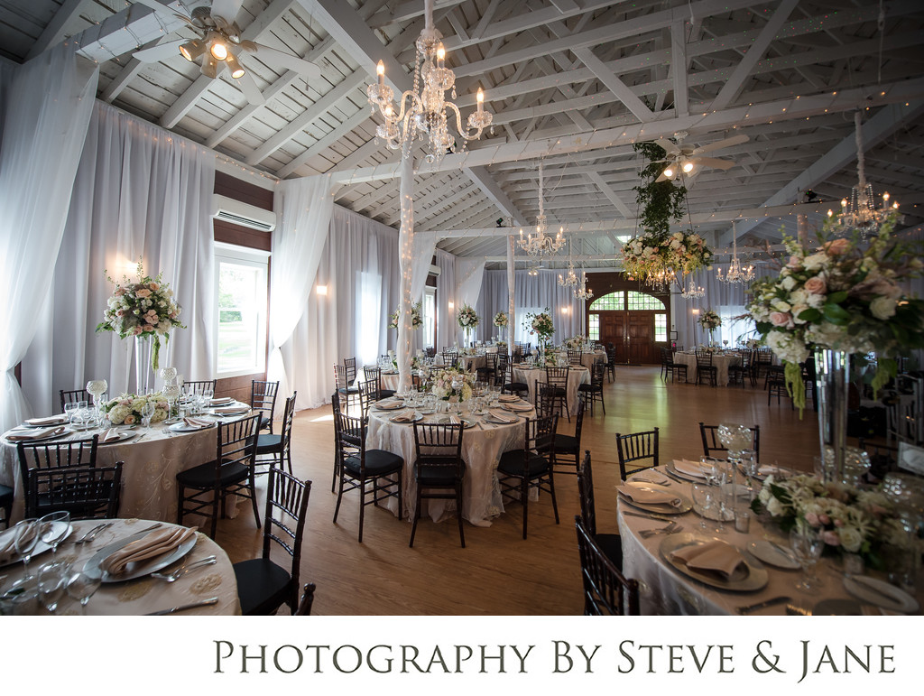 Romantic Wedding Reception at Historic Rosemont Manor