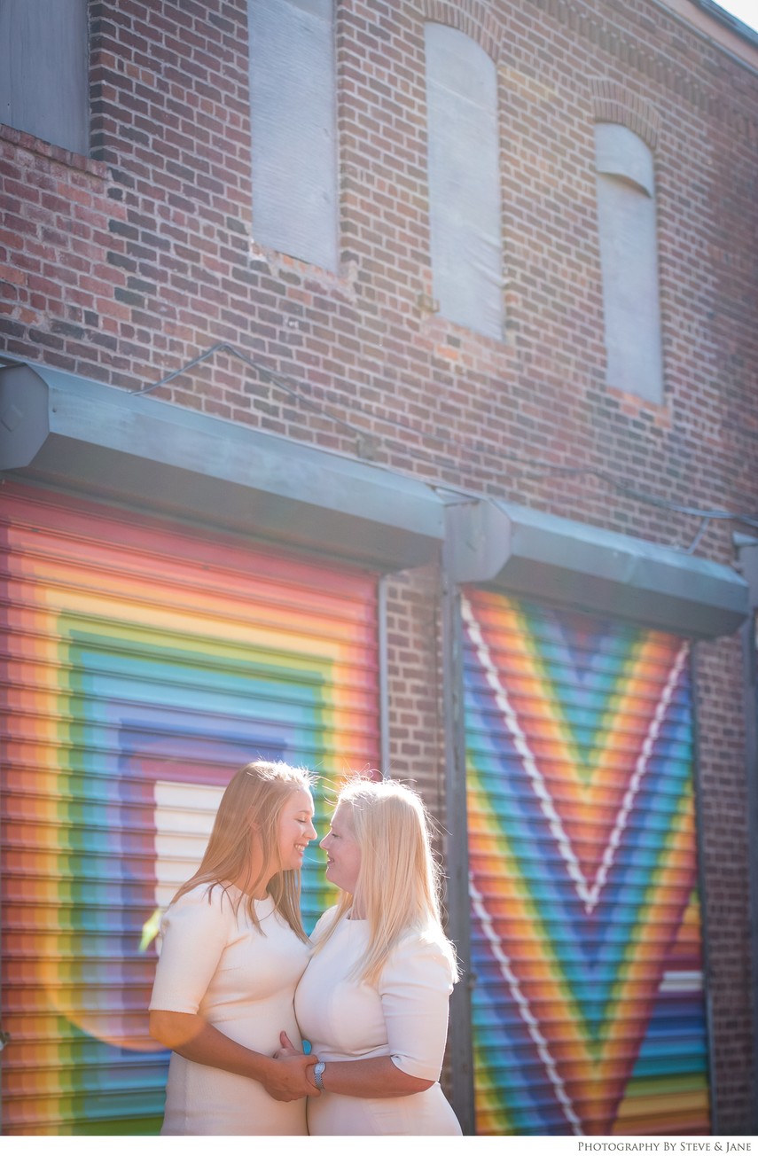 LGBTQIA+ wedding Blagden Alley DC