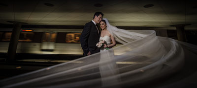 Best DC Metro Station Wedding Portraits