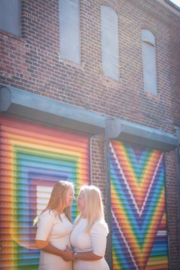 LGBTQIA+ wedding Blagden Alley DC