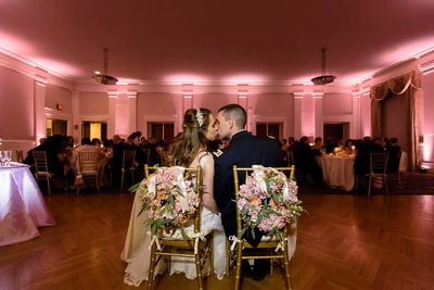 Carnegie Institution wedding reception