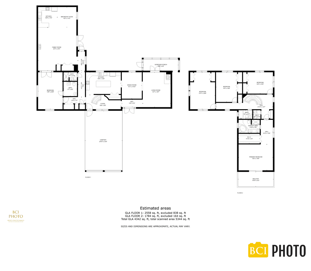 2D FLOOR PLAN IMAGE OF A MULTISTORY HOME SHOWING BOTH 