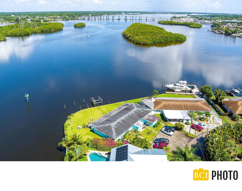 Best waterfront aerial drone photographer in st lucie 