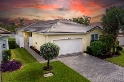 Pt St Lucie Aerial Drone Photo at Sunset