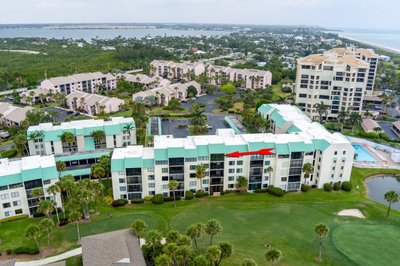 Ocean Village real estate  aerial drone photo