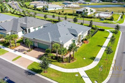 A Vero beach real estate listing aerial drone shot