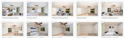 see many rooms with virtual staging