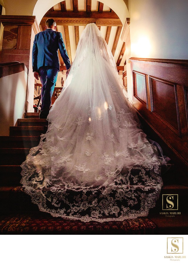 Schloss Vollrads Hochzeitsfotografin Einzug des Paares