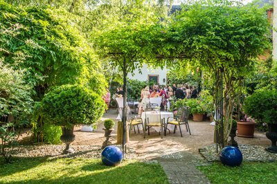 Balthasar Ress Hochzeitsempfang im Garten