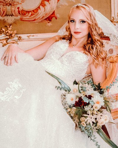 Schloss Vollrads Hochzeitsfotografin Glückliche Braut