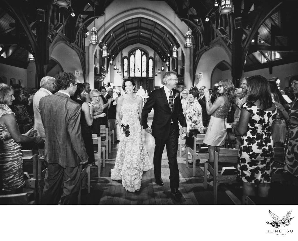 Christ Church Cathedral wedding ceremony photograph