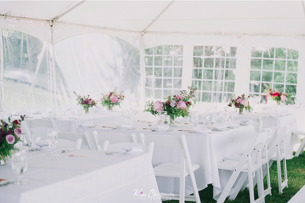 Tented Wedding Reception in South Maine