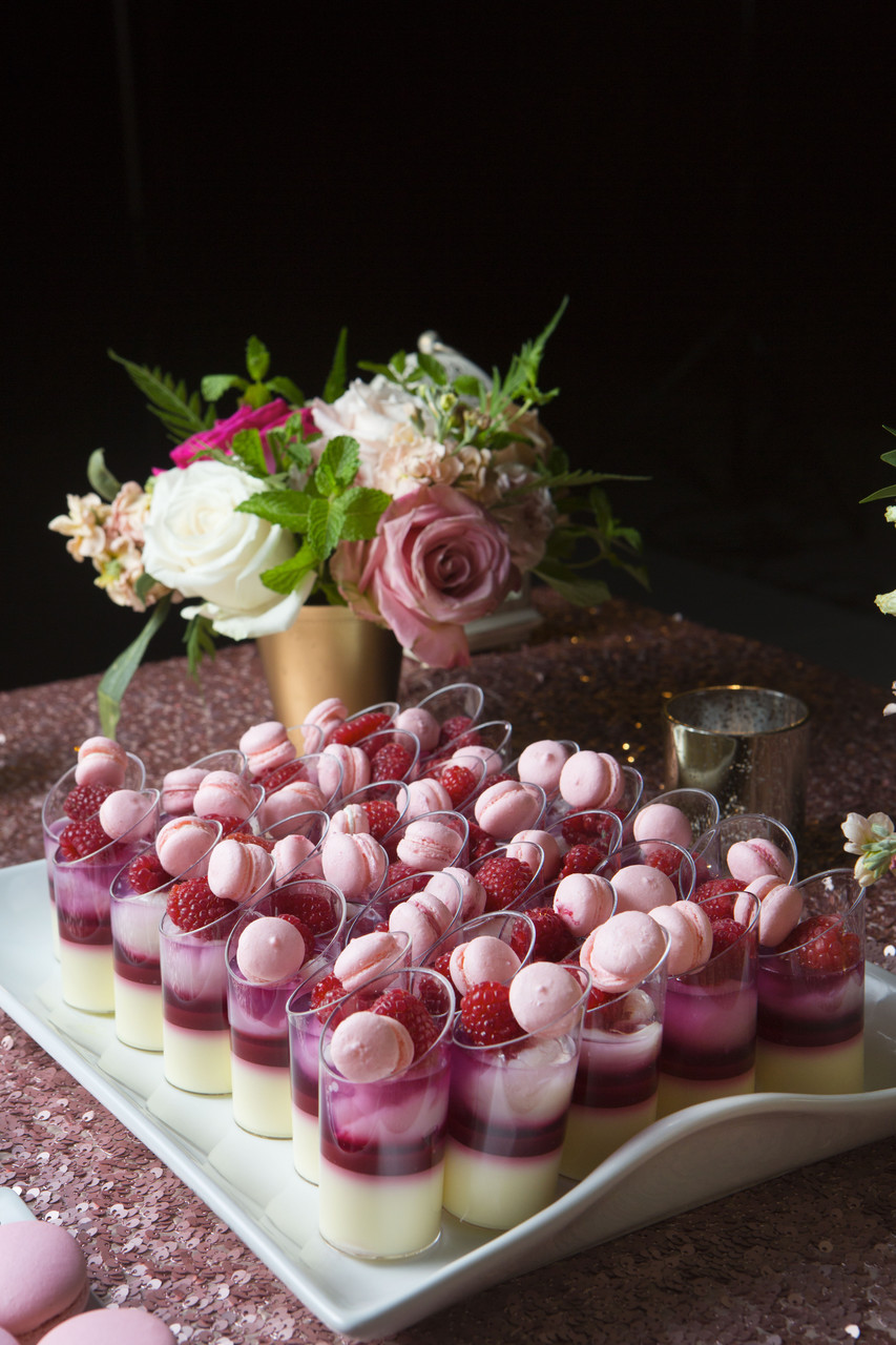 Wedding Dessert Table Macaron Rasberry