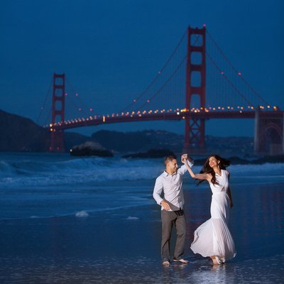 San Francisco Golden Gate Bridge Engagement Photographer