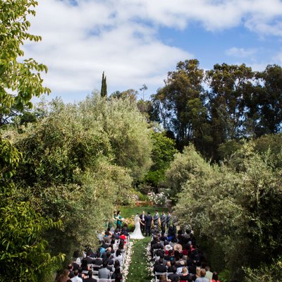 Allied Arts Guild Wedding Ceremony Palo Alto
