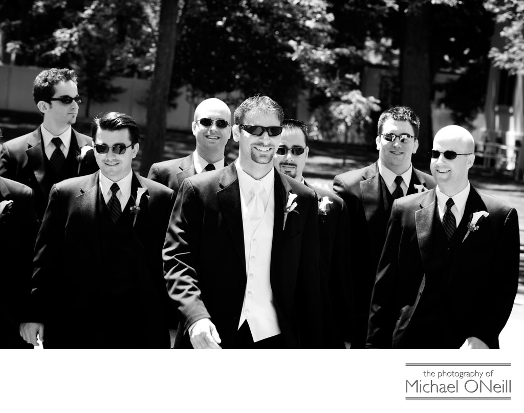 Fun Long Island Wedding Photography Groomsmen