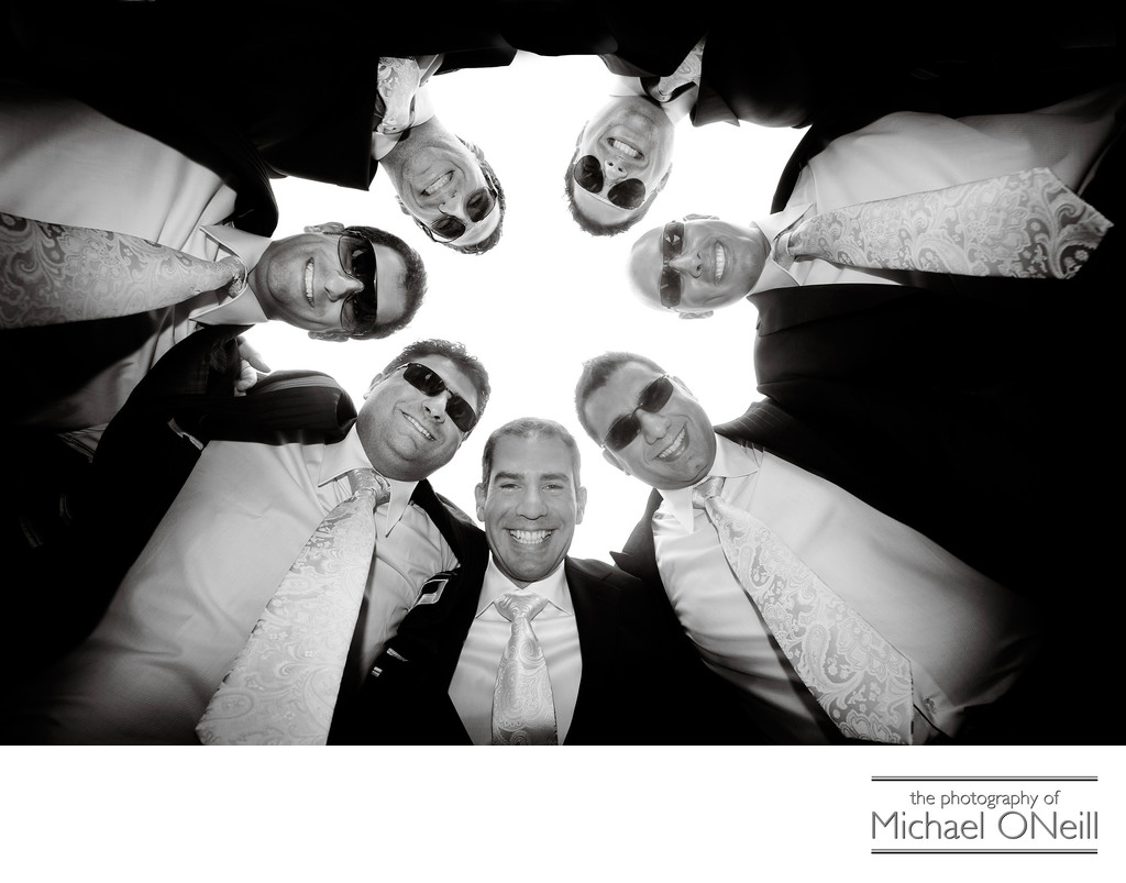 Fun Long Island Wedding Pictures Groomsmen