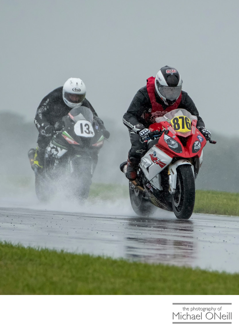 Motorcycle Road Racing Rain Shine Photos East Coast US