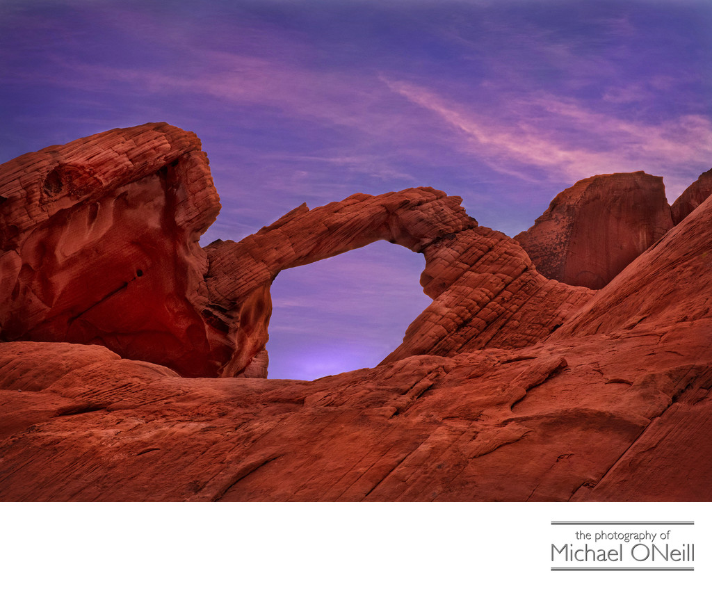 Arch Rock Valley of Fire Motorcycle Trip
