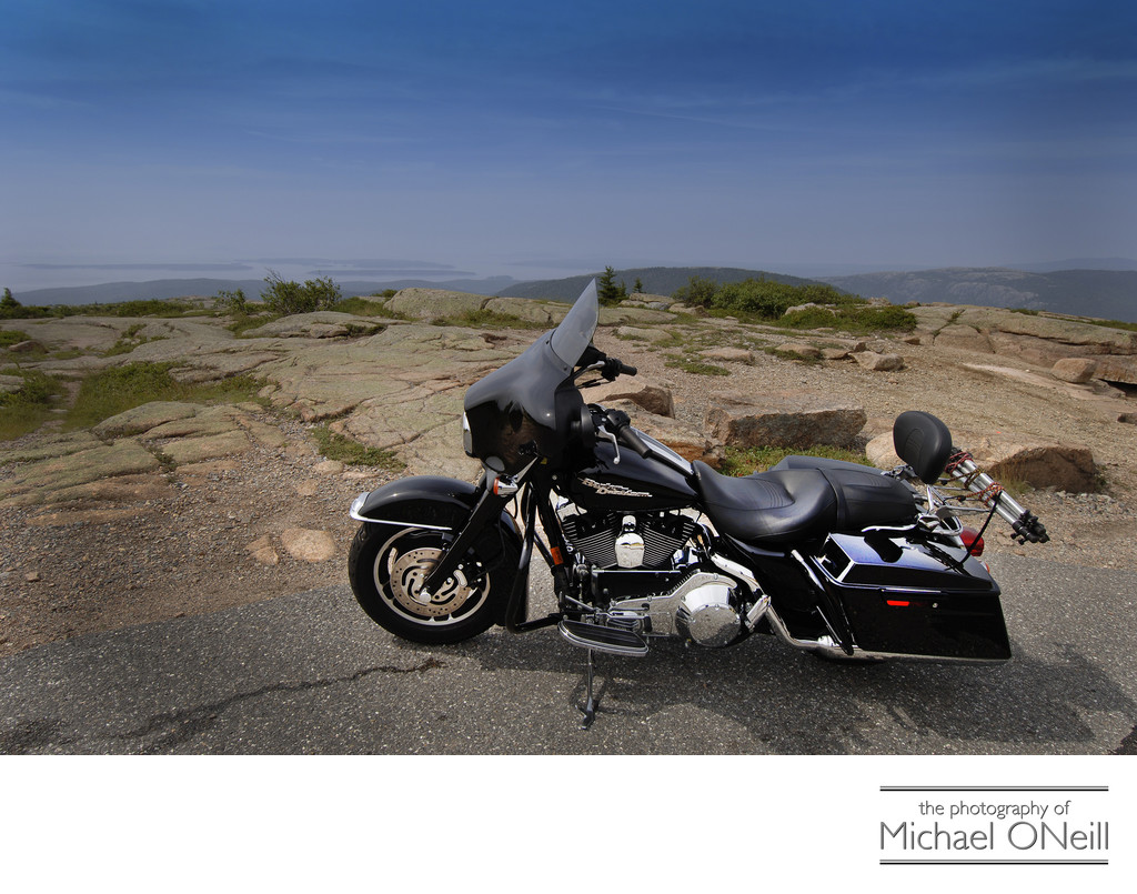 Cadillac Mountain Acadia National Park Motorcycle Trip