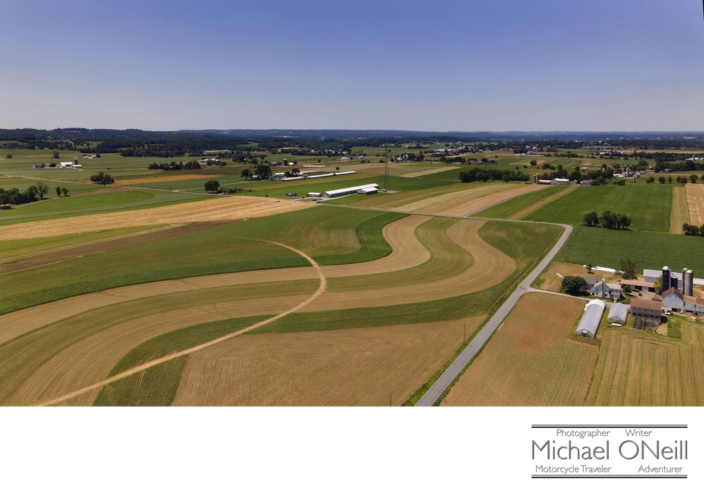 Amish Farm Drone Aerial Image Vacation Picture Photographer