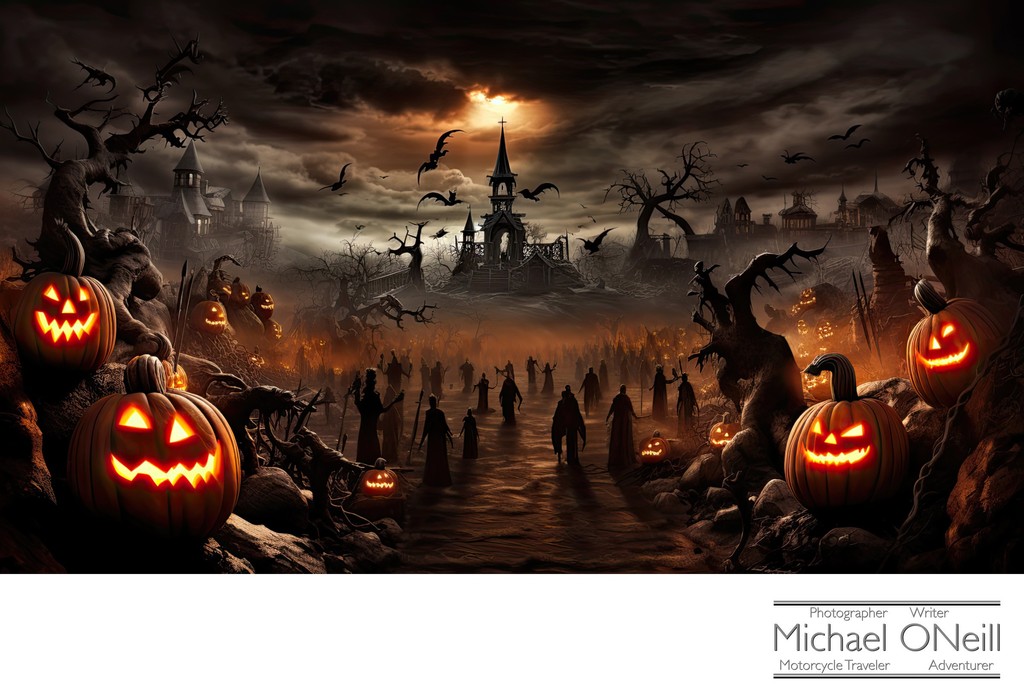 Spooky Halloween Creepy Landscape