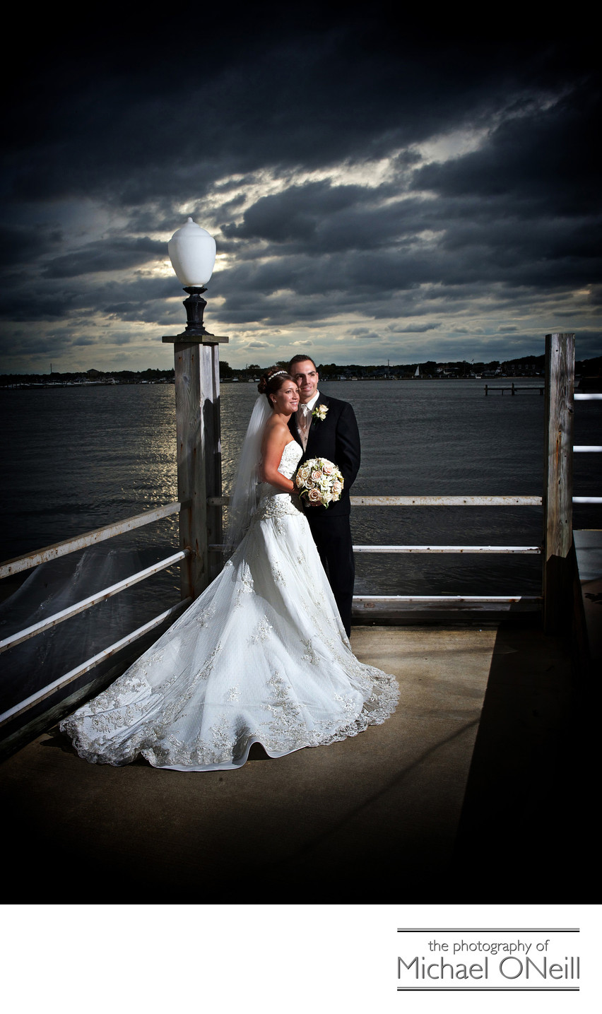 Lombardi's on the Bay Sunset Wedding Photos