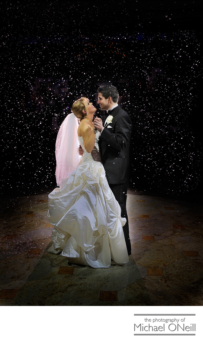 Wedding First Dance Pictures Snow