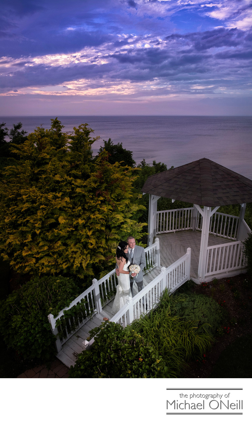 Lombardi’s on the Sound Sunset Wedding Pictures