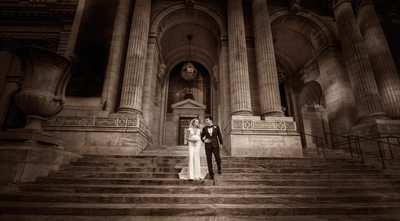 NYC Library Wedding Photography New York City