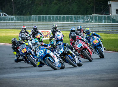MotoAmerica Supersport Racing NJMP Turn 1 Photography