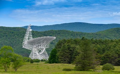 Green Bank Observatory Radiotelescope West Virginia Motorcycle Tour