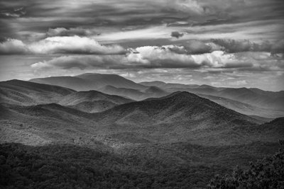 Motorcycle Travel Photographer and Writer Allegheny Mountains Picture