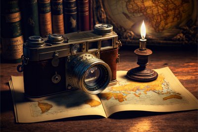 The Vintage Camera Of A World Traveler