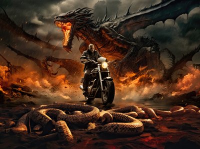 Dragons, Bikers And Snakes, Oh My!