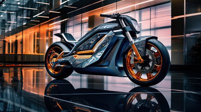Concept Electric Motorcycle Of The Future Prototype