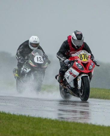 Motorcycle Road Racing Rain Shine Photos East Coast US