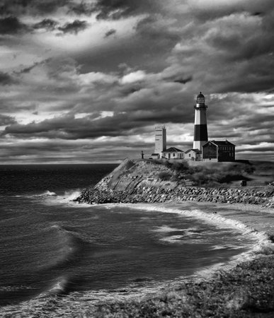 Fine Art Motorcycle Travel Photography Montauk NY Lighthouse Writer Author