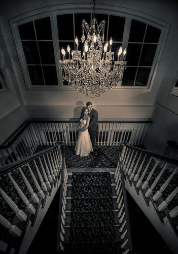Grand Staircase Wedding Pictures Long Island