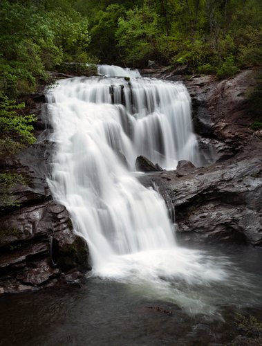 Bald River Falls Cherohala Skyway Motorcycle Touring Images Great Smoky Mountains National Park