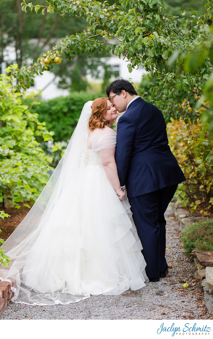 Fairy tale wedding portrait